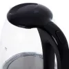 Mesko | Hervidor | MS 1302b | Eléctrico | 2200 W | 1,7 L | Vidrio | Base giratoria 360° | Negro