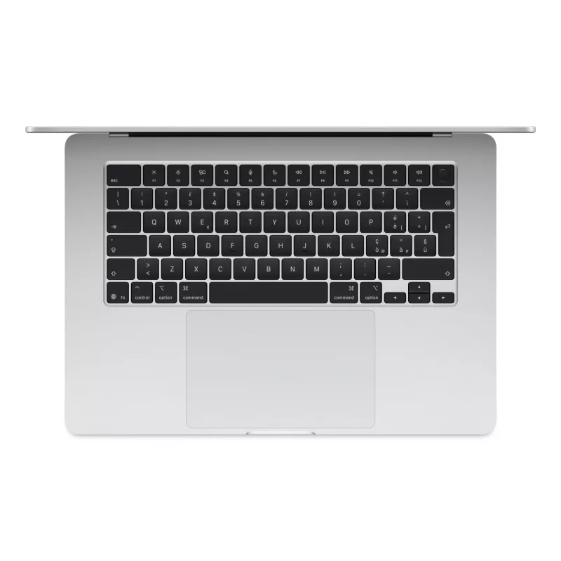 MacBook Air 15, plata, M4 (10-CPU/10-GPU), 16 GB, 512 GB, alemán, fuente de alimentación Dual USB-C 35W, MW1H3D/A