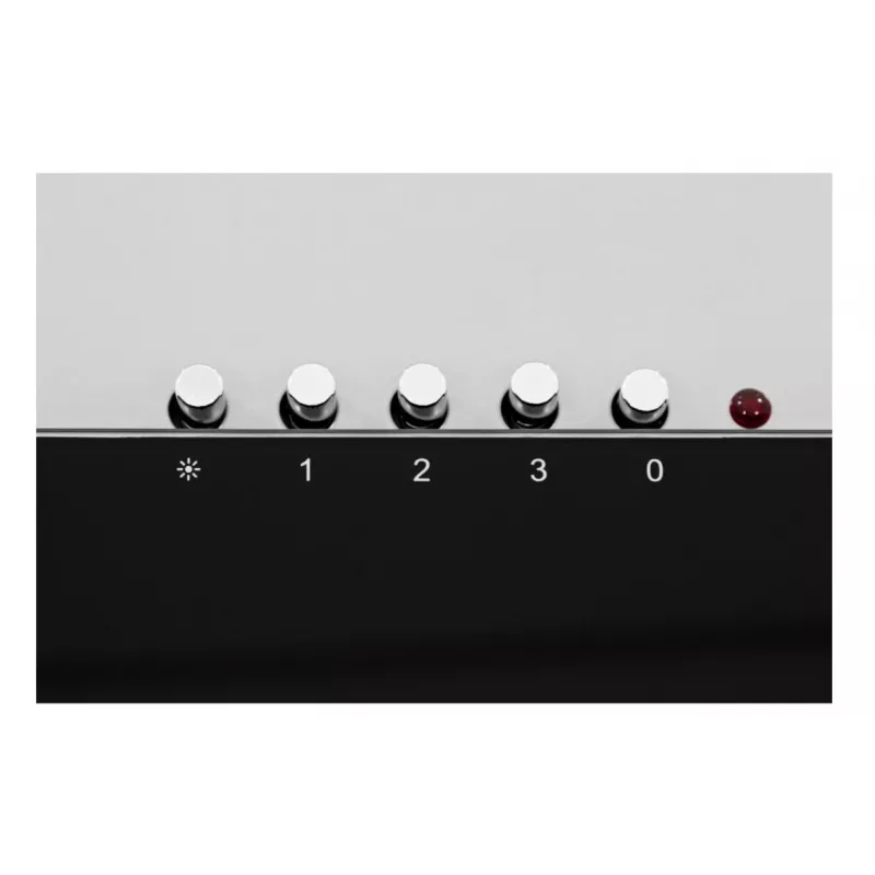 Akpo WK-4 Black Eco 50 montaje en pared gris, cristal negro