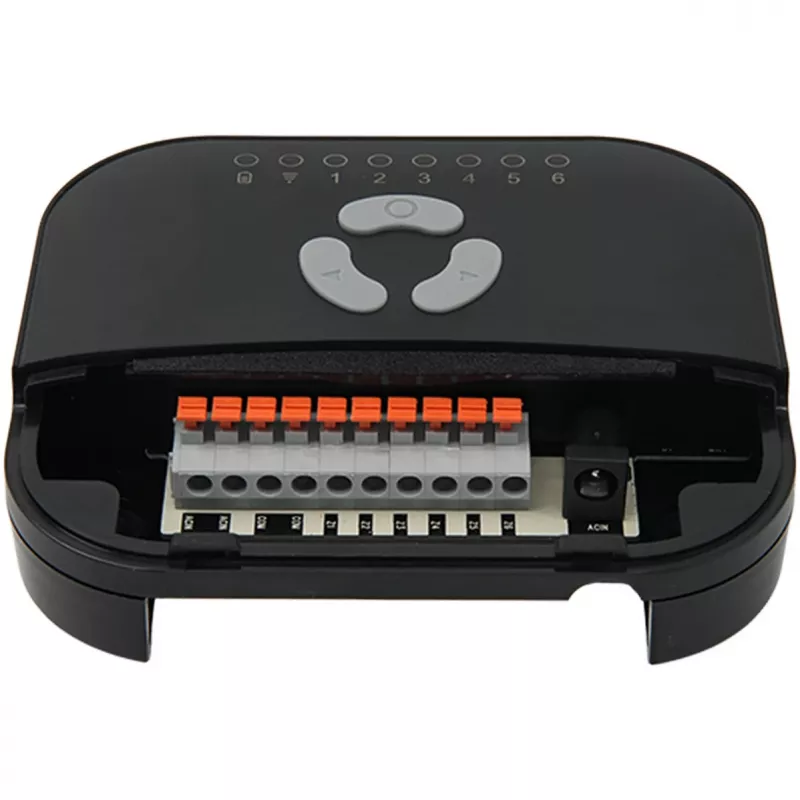 Control de riego Shelly FrankEver FK-06X con conectividad Wi‑Fi para riego automático del jardín