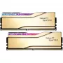 DIMM 32 GB DDR5-8000 (2x 16 GB) Dual-Kit, memoria RAM dorada, F5-8000J3848H16GX2-TR5NG, Trident Z5 Royal Neo, AMD EXPO