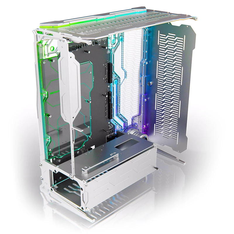 Singularity Computers Spectre Integra-M Elite caja de PC, plateada