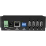Servidor de dispositivos Exsys Ethernet GLAN 1x a 4x USB2.0 de 4 puertos con fuente de alimentación 15KV - conjunto de cables/adaptadores - digital/datos