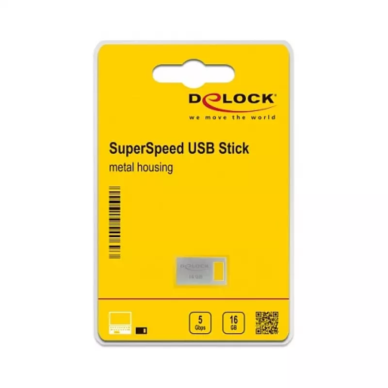 Memoria flash USB DeLOCK 16 GB USB Type-A 3.2 Gen 1 54069