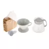 Filtros de café de papel HARIO para cafetera HARIO redonda, 100 unidades, blanco