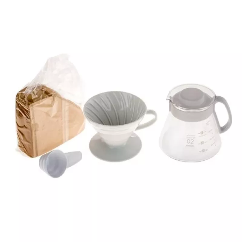 Filtros de café de papel HARIO para cafetera HARIO redonda, 100 unidades, blanco