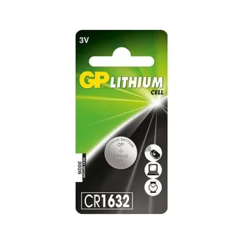 Pila de botón de litio GP Batteries CR1632 litio 3V no recargable (CR1632-U1)