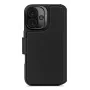 Funda de piel para iPhone 16, negra