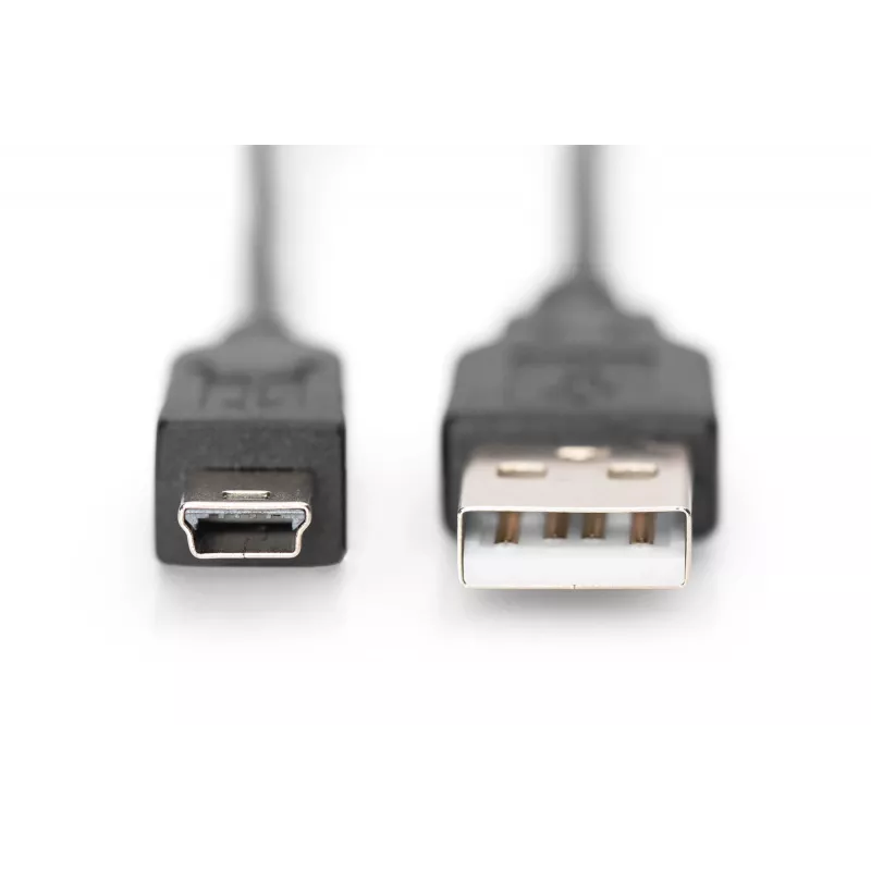 Cable de conexión USB A / Mini-USB B M/M 1 m negro
