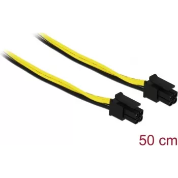 Cable DELOCK Micro-Fit 3.0 de 4 polos conector macho a conector macho, 50 cm
