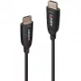 Cable HDMI híbrido de fibra óptica Lindy 20m 8K60