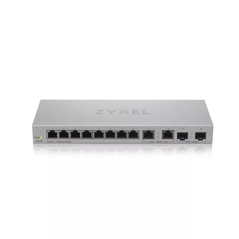 Zyxel XGS1210-12-ZZ0102F Switch de red gestionado Gigabit Ethernet (10/100/1000) gris