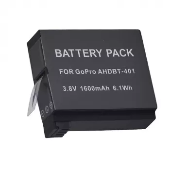 Batería de cámara recargable extra digital AHDBT-401 3,8V 1220mAh para GoPro