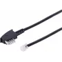 Cable de teléfono ShiverPeaks 70153 con conector TAE-N para conexiones de línea fija