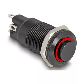 Interruptor pulsador DELOCK 22014, 12 mm, 12 V