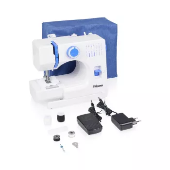 Máquina de coser Tristar SM-6003 – máquina de coser doméstica eléctrica, 14 puntadas, 1 ojal