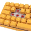 Teclado gaming Ducky One 3 SF amarillo USB mecánico RGB LED