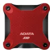 SSD externo ADATA SD620 1 TB, portátil USB 3.2 Gen 2 (Micro-USB B), velocidad de lectura 520 MB/s, velocidad de escritura 460 MB/s, resistente a golpes, Rojo