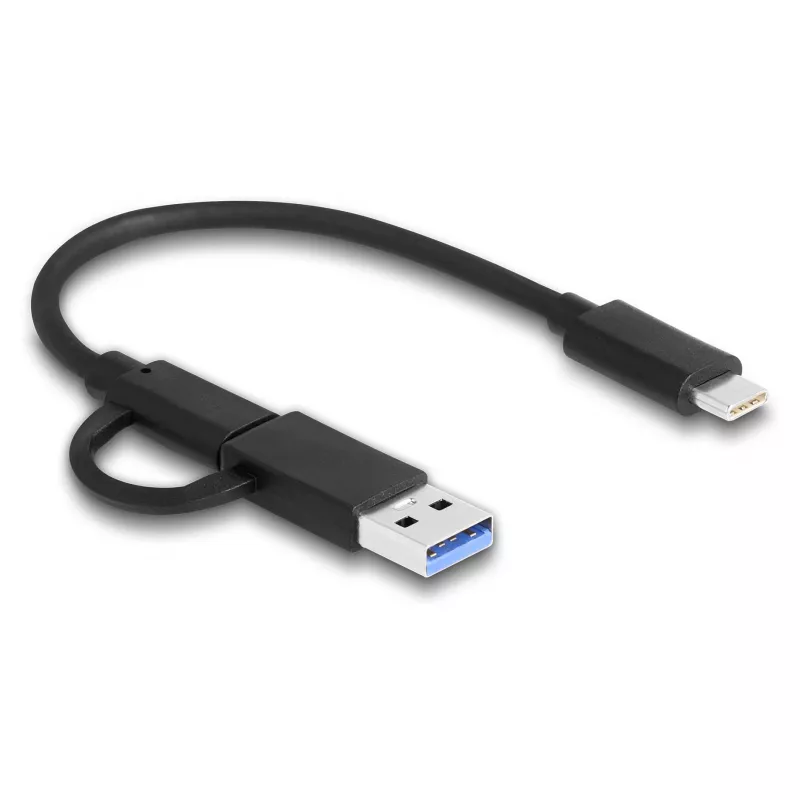 Lector de tarjetas DeLOCK USB Type-C CFexpress XQD aluminio gris 10000 Mbit/s