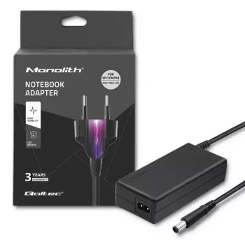 Fuente de alimentación para portátil Qoltec HP Compaq 90W 18,5V 4,9A 7,4x5,0 + Pin 50084.90W