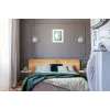 Aplique de pared individual Activejet Classic - IRMA níquel E27 para salón