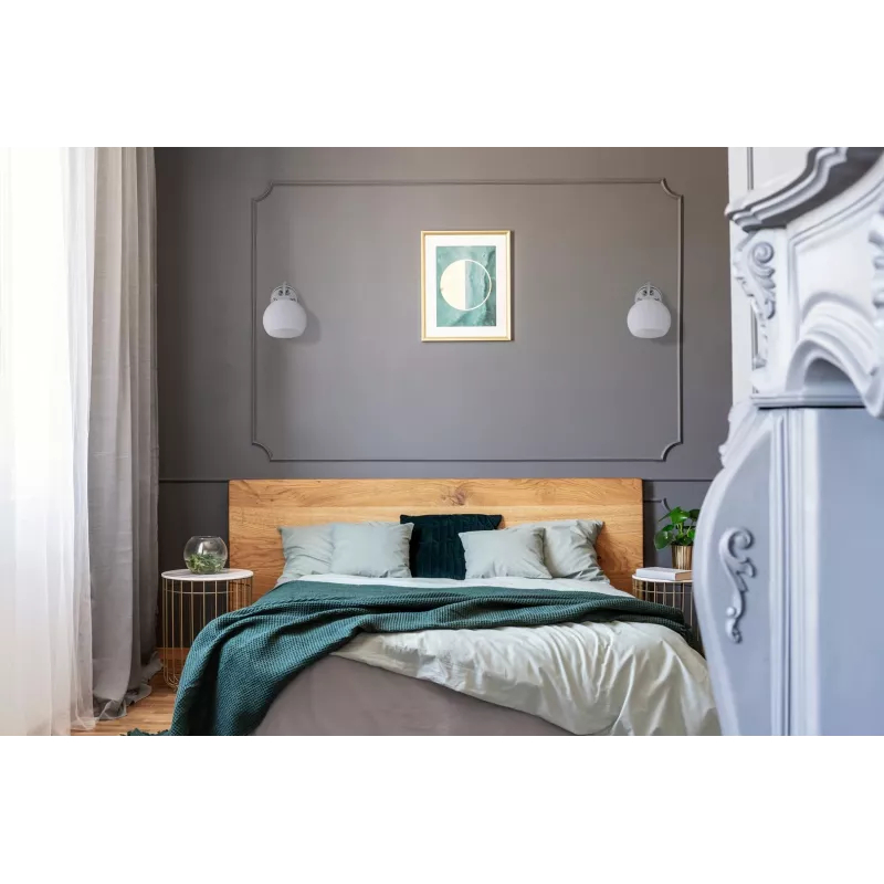 Aplique de pared individual Activejet Classic - IRMA níquel E27 para salón