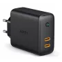 Cargador AUKEY PA-D2 para dispositivos móviles 36W negro uso en interiores