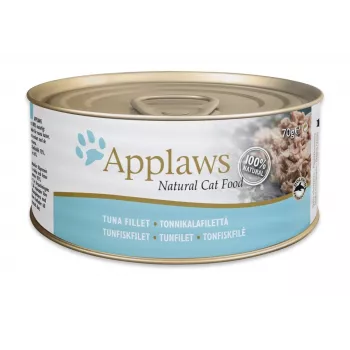 APPLAWS filete de atún en caldo - comida húmeda para gatos - 70g