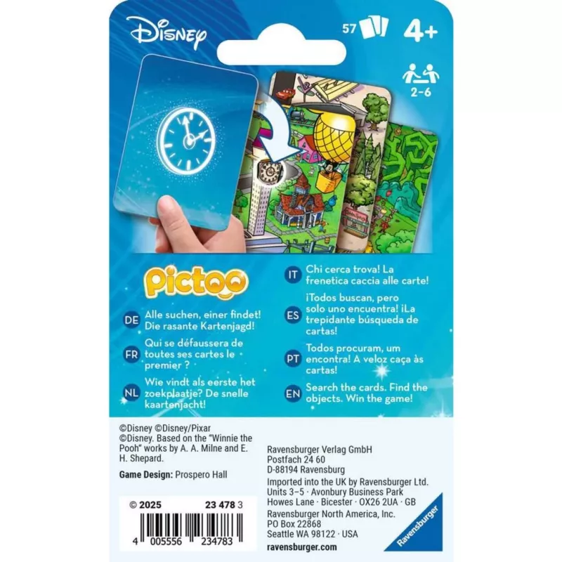 Pictoo Disney, juego de cartas