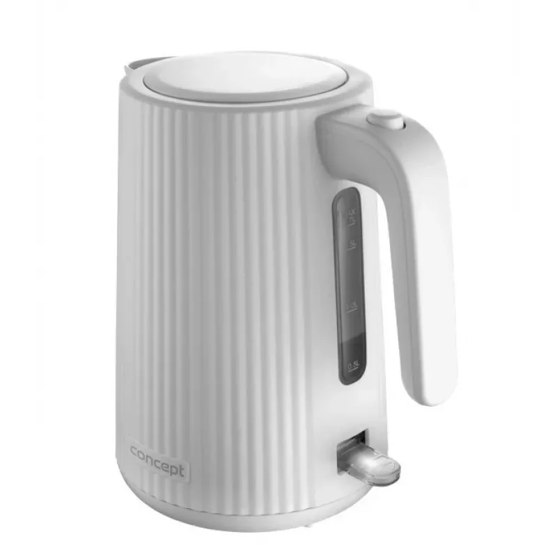 Hervidor de agua Concept Solution RK2390, carcasa de plástico, 1,7 L, blanco