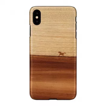 Funda para móvil man and wood para iPhone XS Max — funda protectora negra