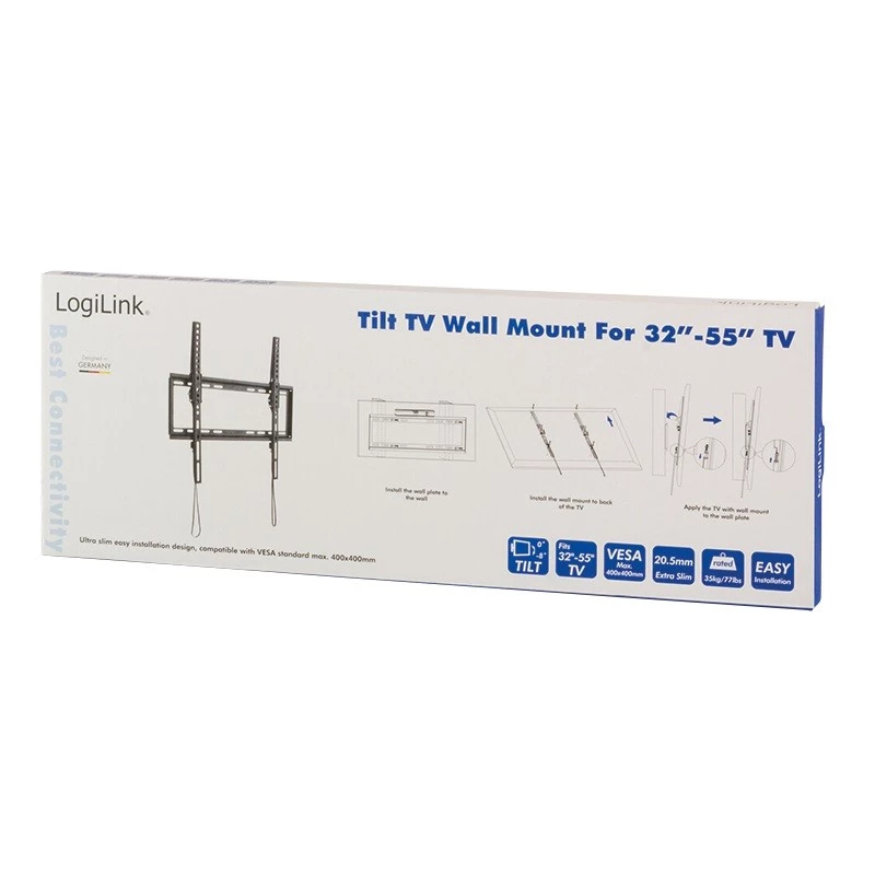 Soporte de TV LogiLink BP0010 139,7 cm (55 pulgadas) Negro