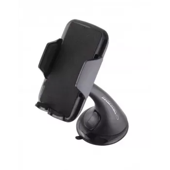 Soporte pasivo para coche para teléfonos móviles ESPERANZA EMH113 — negro, giro 360° para teléfonos móviles/smartphones