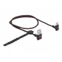 Cable USB DeLOCK EASY-USB 2.0 Type-A macho a Type-C macho en ángulo 0,5m negro