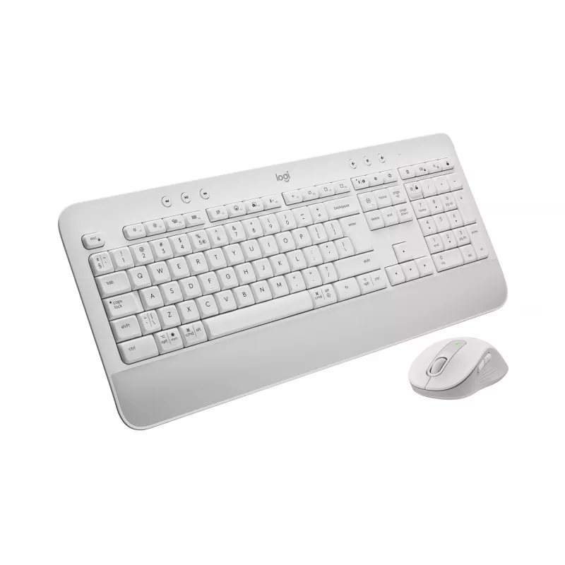Logitech Signature MK650 for Business - Conjunto teclado y ratón - Inalámbrico - 2,4 GHz, Bluetooth LE - QWERTZ - Checo - Blanco crema