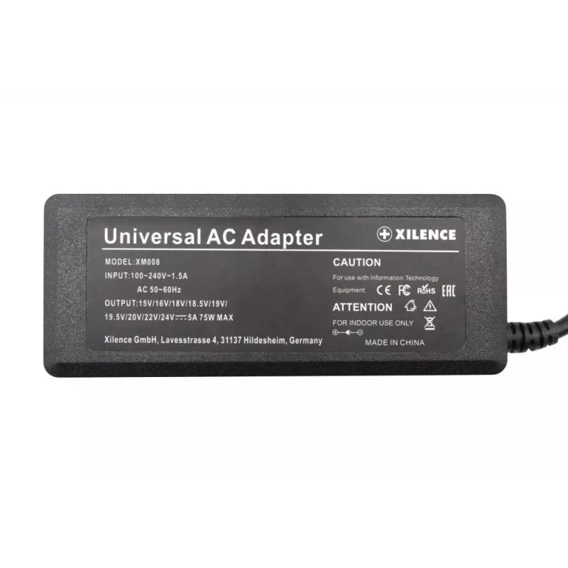 Adaptador de CA accesorio NB UNIV. 75W/XM008 Xilence