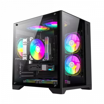 Gamemax | Caja | INFINITY MINI BK | M-ATX