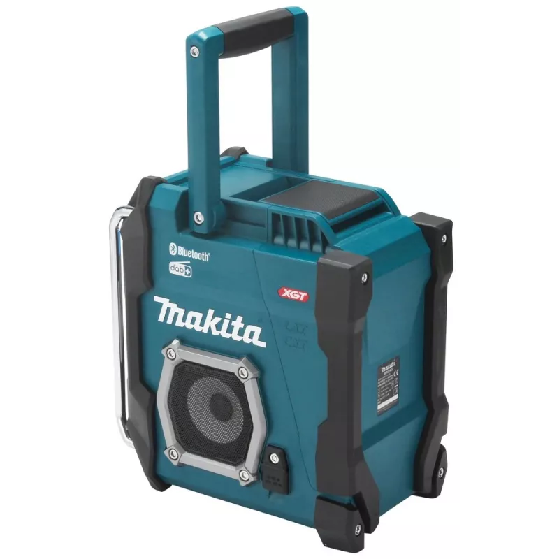Radio Makita MR004G para obra analógica y digital negra, verde
