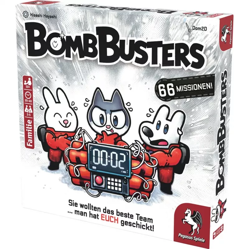 Pegasus Spiele Pegasus Bomb Busters (Juego del Año 2025) – juego familiar