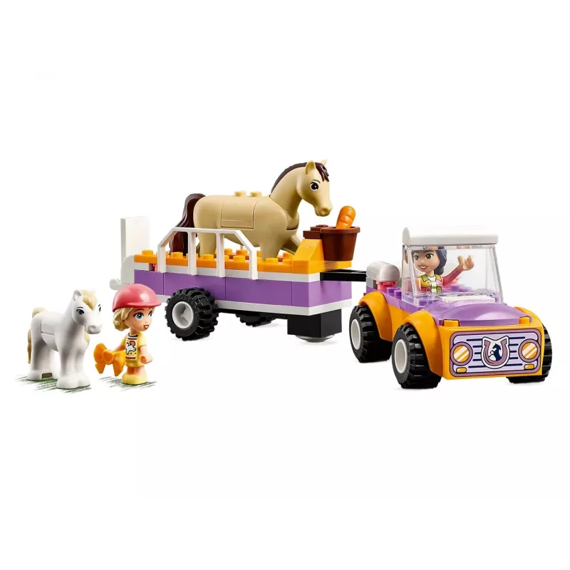 LEGO Friends Set de juego de animales con remolque para caballos y ponis 42634