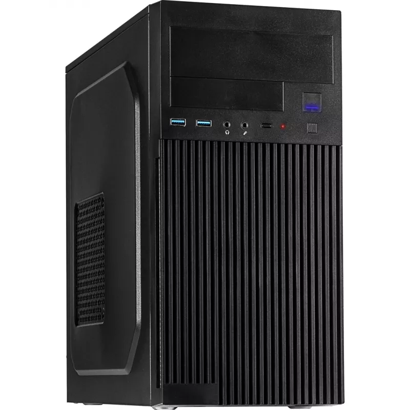 Caja de ordenador INTER-TECH IT-6521 recta, ATX, negra