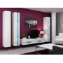 Estantería Cama VIGO NEW 180/40/30 blanco/blanco brillo