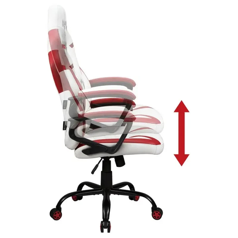 Silla de oficina Subsonic SA5573-AC1 asiento acolchado respaldo acolchado blanco