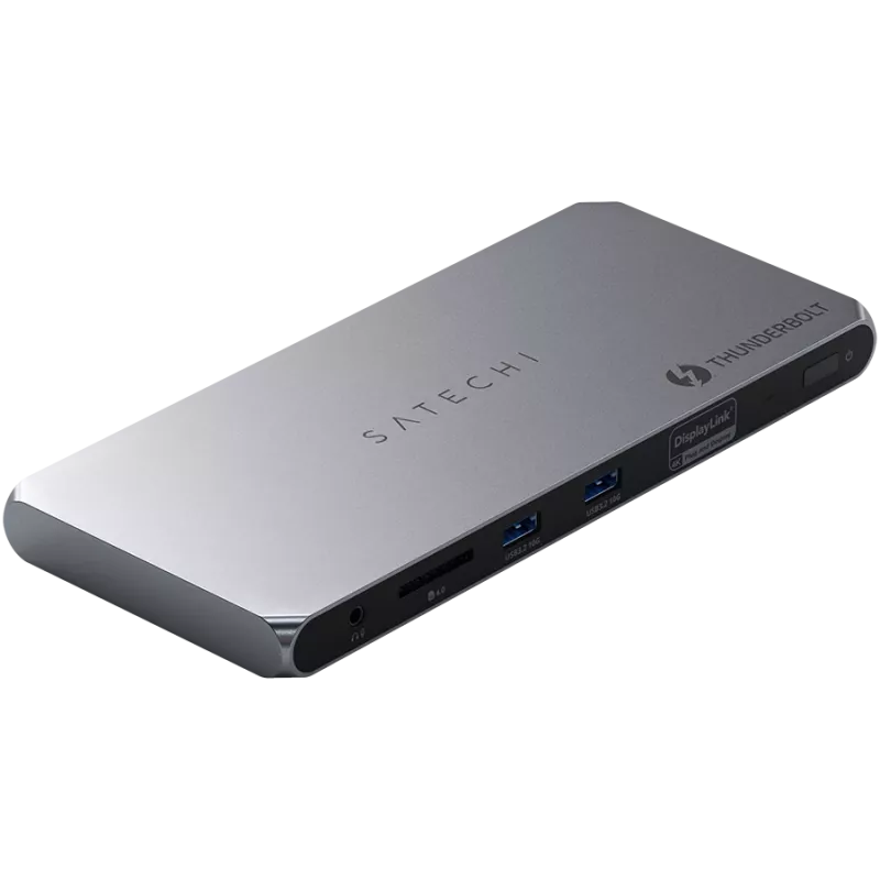 Satechi Thunderbolt 4 Dock ST-DT4MDM-EU — estación de acoplamiento Thunderbolt 4, 2× HDMI 2.0, 2× USB-A 3.2