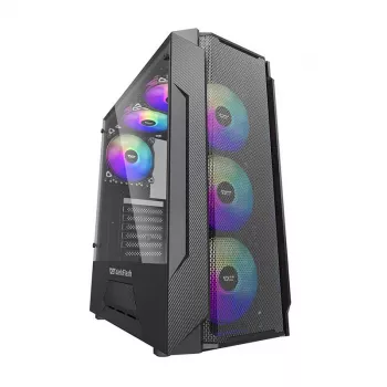 Caja de ordenador Darkflash LEO (negra)