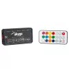 Akyga AK-CA-73 controlador de ventiladores RGB con mando a distancia, 12 conexiones (10 ventiladores + 2 tiras LED), alimentación Molex