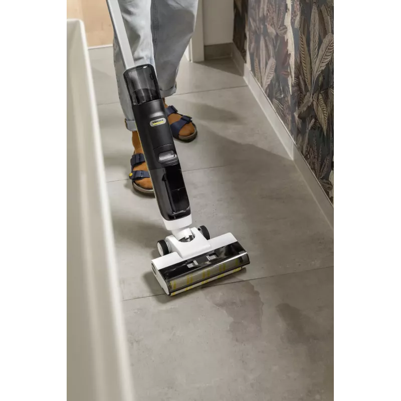 Limpiador de suelos 3 en 1 Karcher FCV 3 1.056-122.0 — en seco y en húmedo, 160 W, blanco