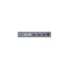 Switch KVM Unitek V307A USB HDMI 2 puertos 4K Ultra HD 3840x2160@60 Hz HDCP 2.2, carcasa metálica, gris