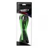 Cable CableMod C-Series PRO ModMesh 12VHPWR a 3x PCI-e para Corsair – 60 cm, negro/verde claro