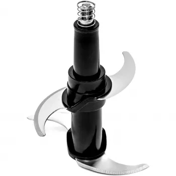 Picadora eléctrica Rommelsbacher MZ 500 — 1,5 L, 500 W, Acero inoxidable negro